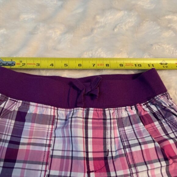 2/$35 Children's Place Purple Plaid Shorts Girls Size 10 NWT - Picture 7 of 13